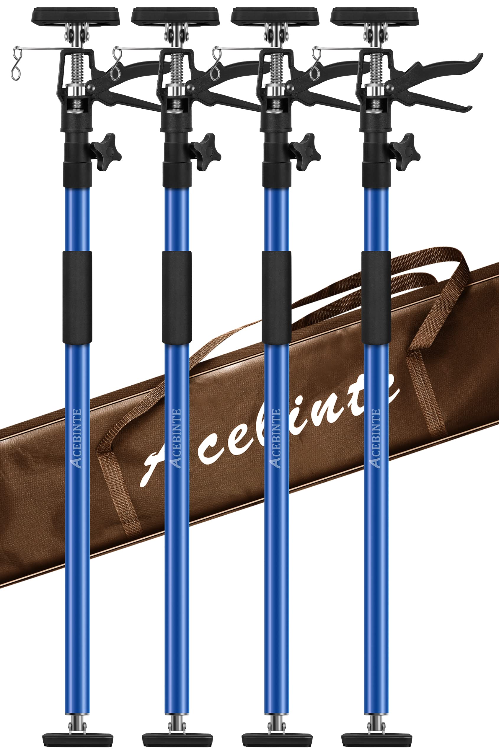 4PK Support Pole,Steel Telescopic Quick Adjustable 3rd Hand Support System, Supp