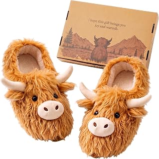 Geyoga Highland Cow Slippers for Women ＆ Men