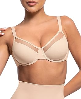 Lover-Beauty Minimizer Bras for Women Full Coverage Lifting Unlined Bra