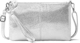 befen 100% Leather, Leather Bag Contains Wrist and Crossbody Strap, Suitable for Festivals, Holidays, Big Phones