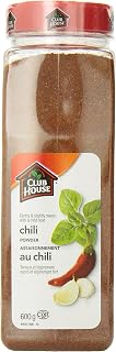 Club House Herbs & Spices, Chili Powder, 600 g | Bold, Spicy Chili Flavour for Meats, Potatoes, Vegetables, and Savoury Recipes