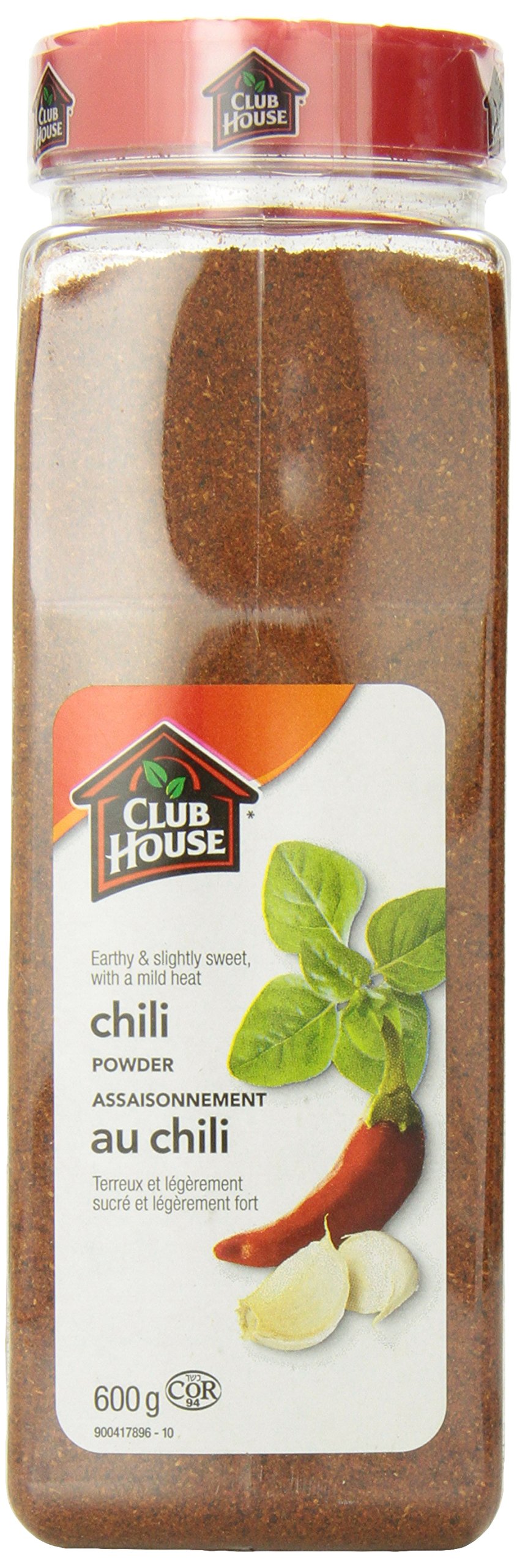 Club House Herbs & Spices, Chili Powder, 600 g | Bold, Spicy Chili Flavour for M