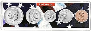 2022-5 Coin Birth Year Set in American Flag Holder Collection Seller Uncirculated