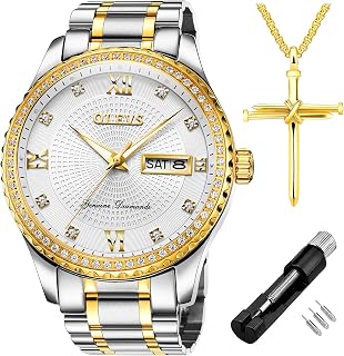 OLEVS Men Leather Watches Black Ultra Thin 6.5mm Minimalist Dress Fashion Simple Casual Waterproof Date Watch for Men