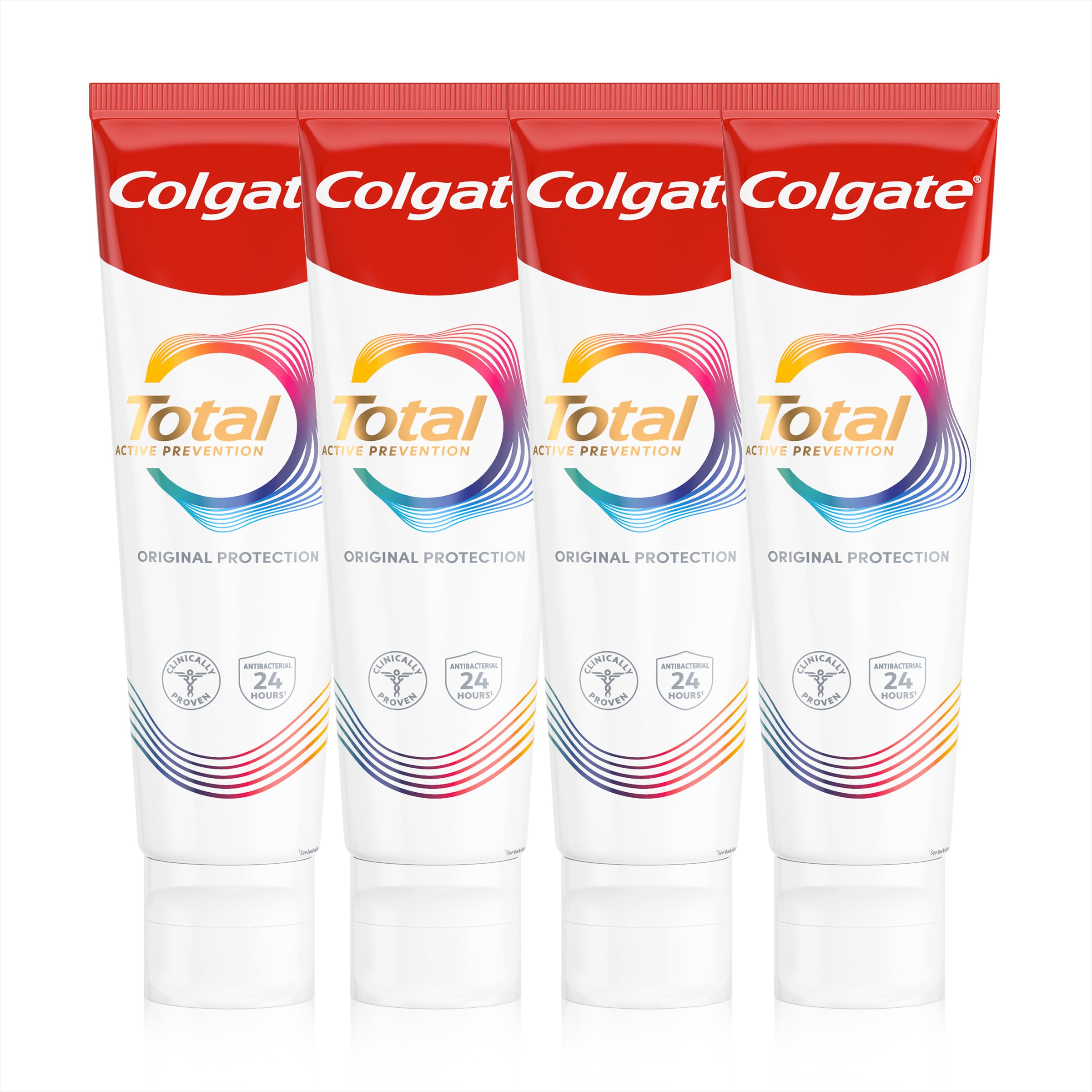 Colgate Total Active Prevention Original Toothpaste 100ml x4 | Fights Root Cause