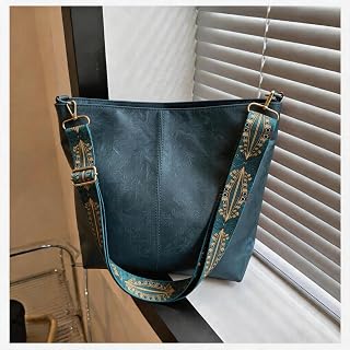 Bohemian Handbags for Women, Large Capacity Vintage Shoulder Bag, Adjustable Shoulder Strap, Shoulder Bag for Daily Commute and Travel