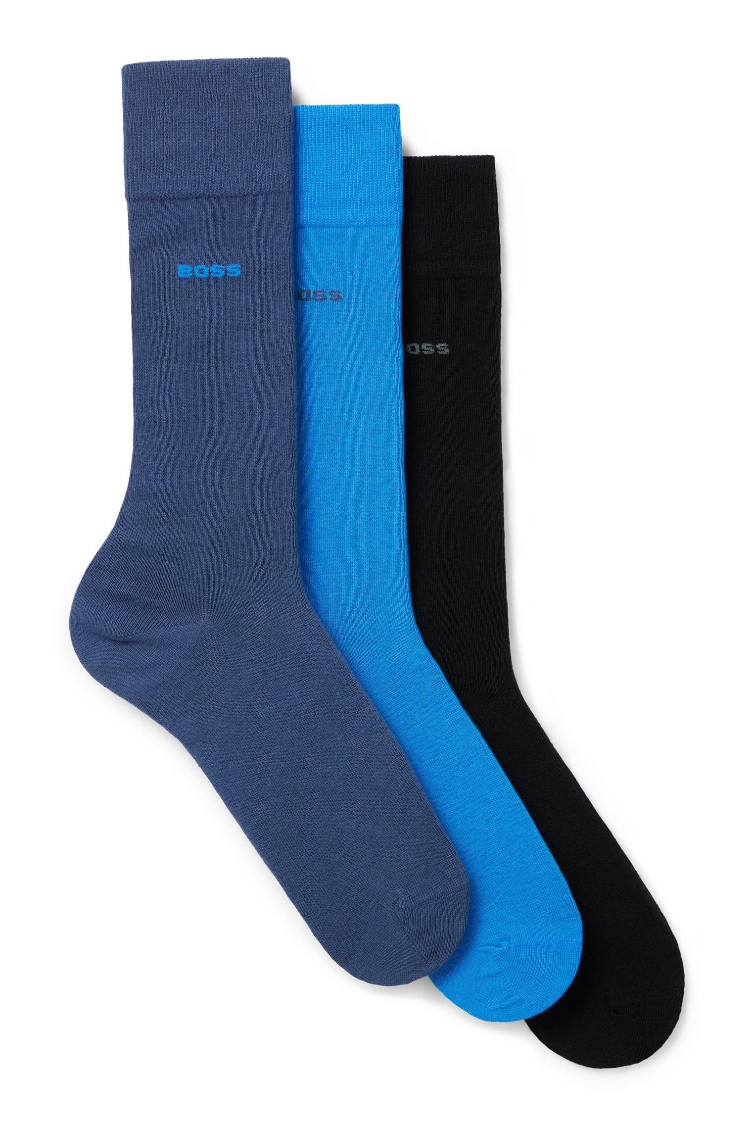 BOSS 3p Rs Uni CC 10241905 01 Men's Socks (Pack of 3)
