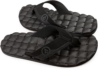 Volcom V0811520 Men's Flip Flops, Lightweight (RCF Footbed: Shock Absorption), Stylish Beausan, Anti-Fatigue