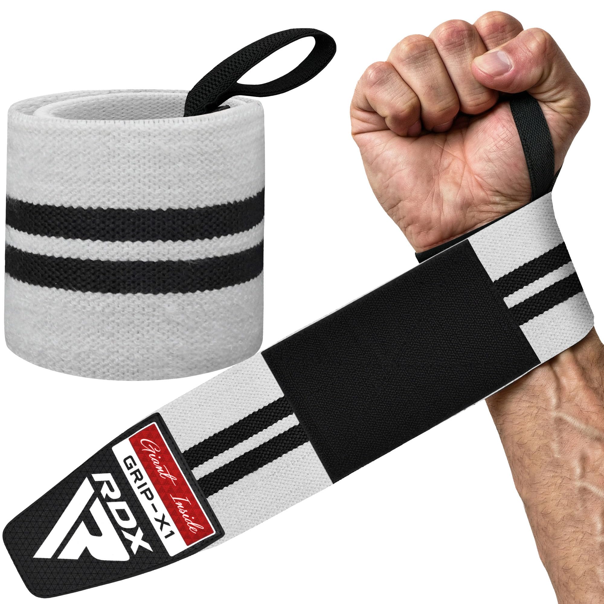 RDX Weight Lifting Wrist Wraps Support, IPL USPA Approved, Elasticated Pro 18” C
