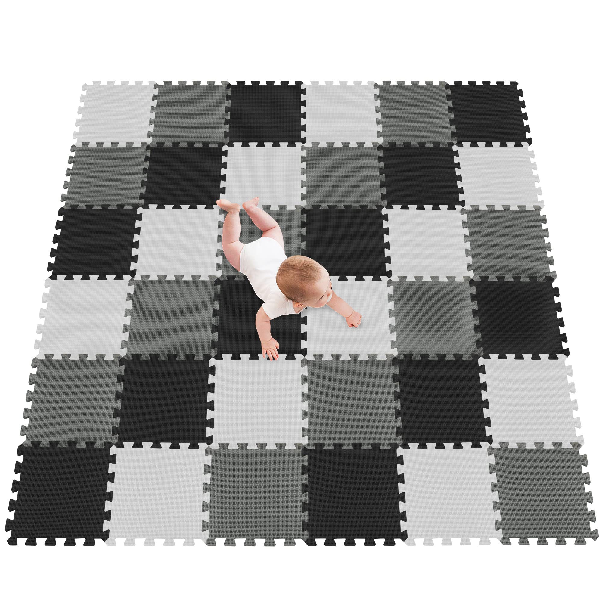 meiqicool Foam Play mat playmat Foam Play Tiles Interlocking Play mat Baby Play 