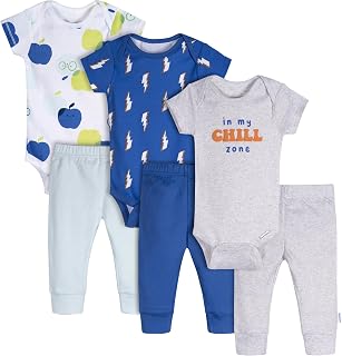 Onesies Brand Unisex Baby 3 Outfit Bundle Mix Match Pants Set