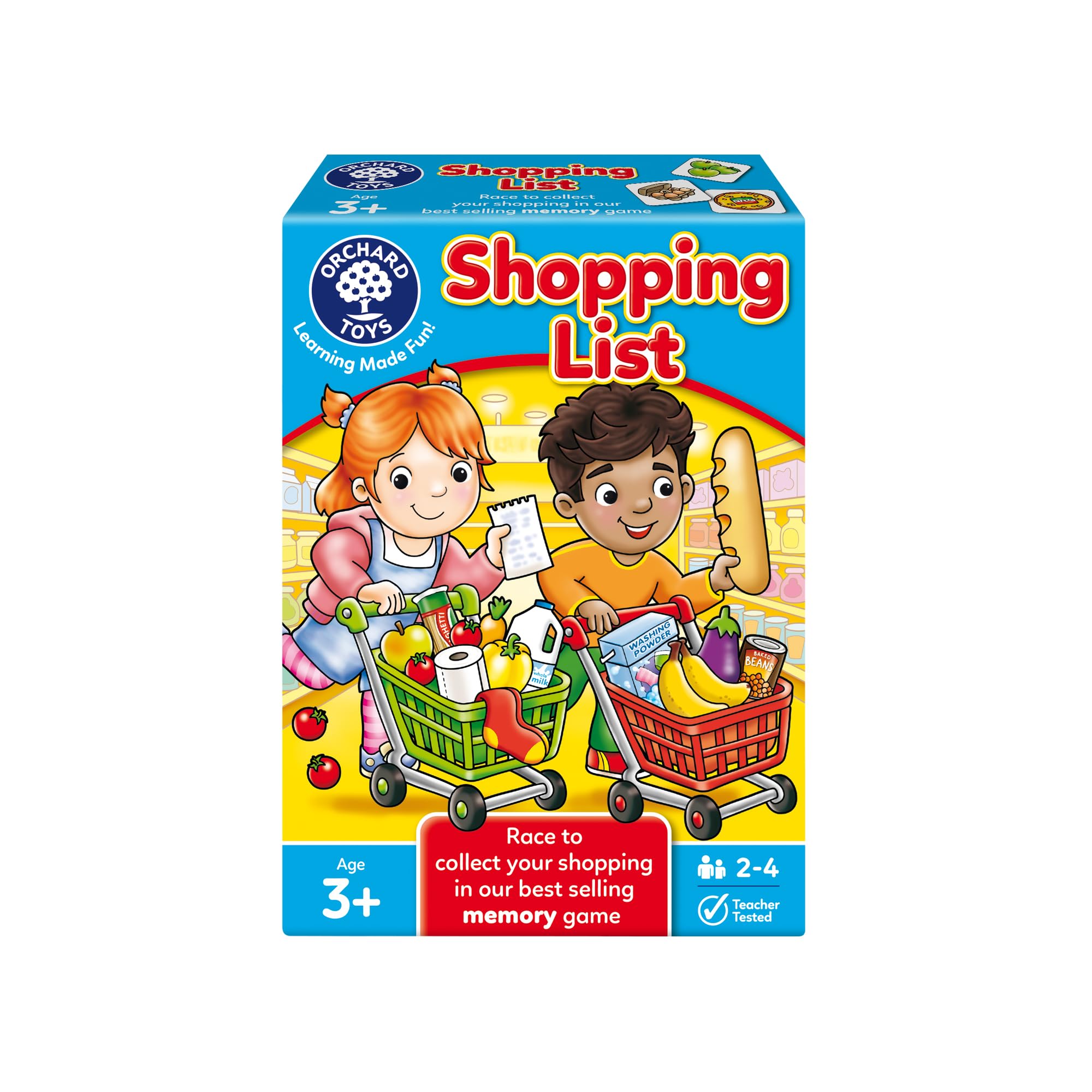 Orchard Toys Shopping List Game, Matching Family Board Game for Kids Age 3+ | Fu