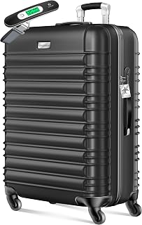 KESSER® Travel Suitcase, Incl, Luggage Scale + Luggage Tag, Trolley, Suitcase, Combination Lock, ABS Hard Shell 75 cm - 120L / Anthracite