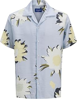 Jack & Jones Jortavira Marshall AOP Shirt SS Oc25 for Men