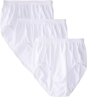 Bali Comfort Revolution Women's Seamless Brief Briefs (Pack of 3)