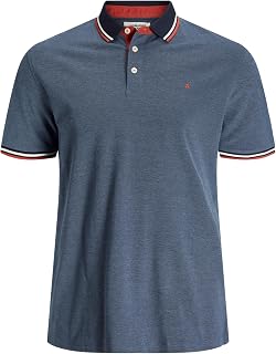 Jack & Jones Jjepaulos Polo SS Noos Men's Polo (Pack of 1)