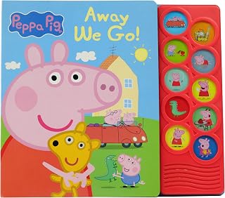 Peppa Pig - Away We Go 10-Button Sound Book - PI Kids (Play-A-Sound)