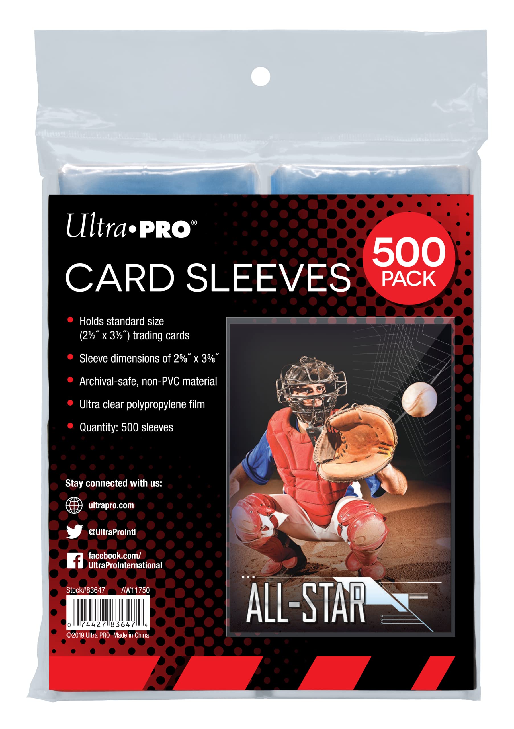Ultra PRO - Penny Sleeves® Clear Card Sleeves for Standard Size Trading Cards me
