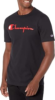 Champion Men's Heritage Tee, Flock Script