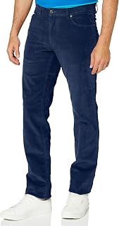 BRAX Style Cooper Fancy Cord Pantalons, Bleu, 32W x 32L Homme