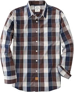 Dubinik® Men's Casual Lightweight Botton Down Regular Fit Shirt with