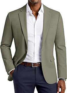 PJ PAUL JONES Men's Lightweight Sport Coat Casual Blazer Slim Suit Jacket