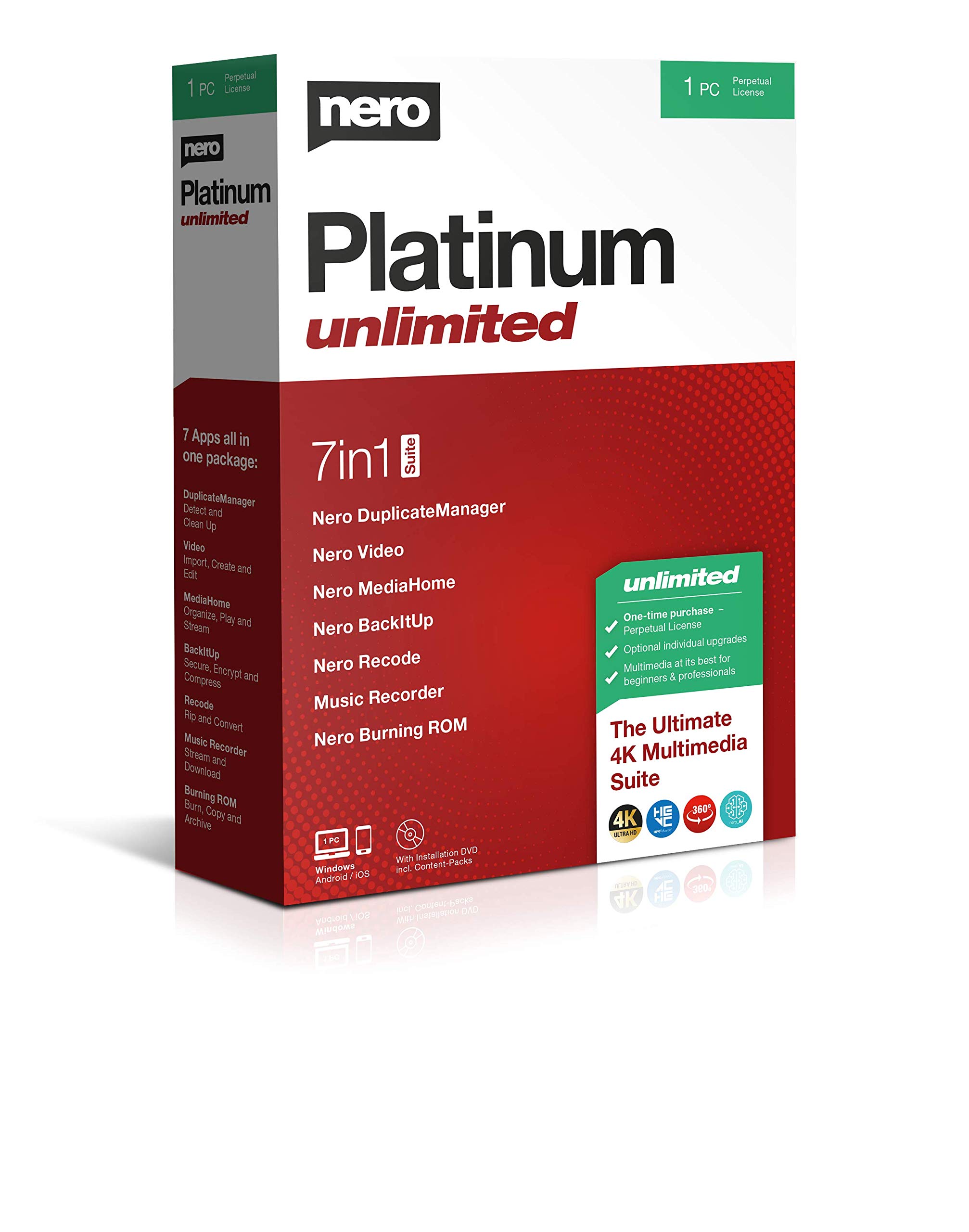 Nero Platinum Suite - multilingual | Video Editing | Backup | Manage & Play Medi