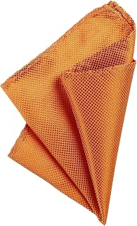 DonDon Men’s Pocket Handkerchief 8.27 x 8.27 in - 21 x 21 cm shiny unicoloured in various designs