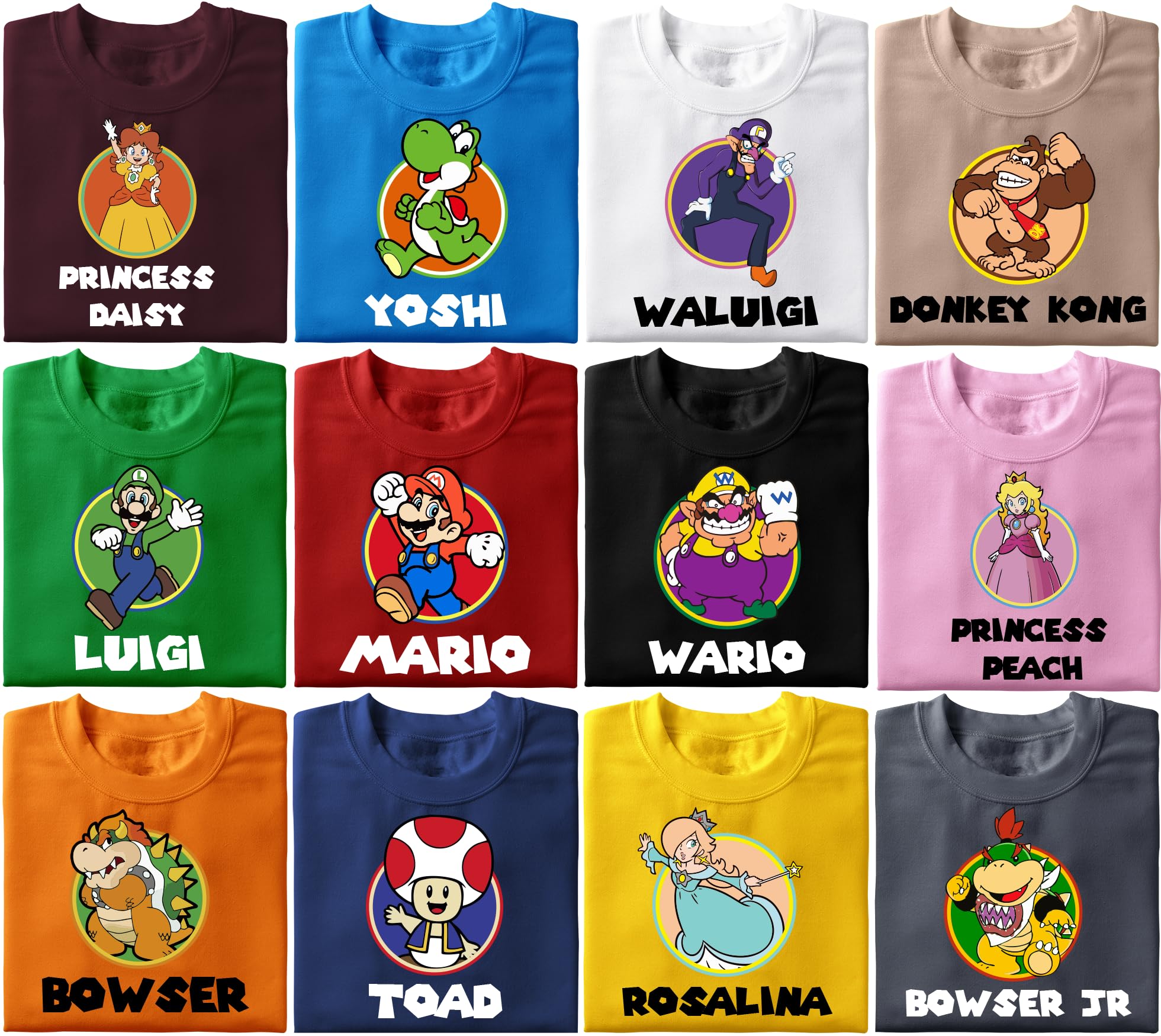 Customizable Super Family Shirt, Customized Friends Matching Tee, Birthday Shirt