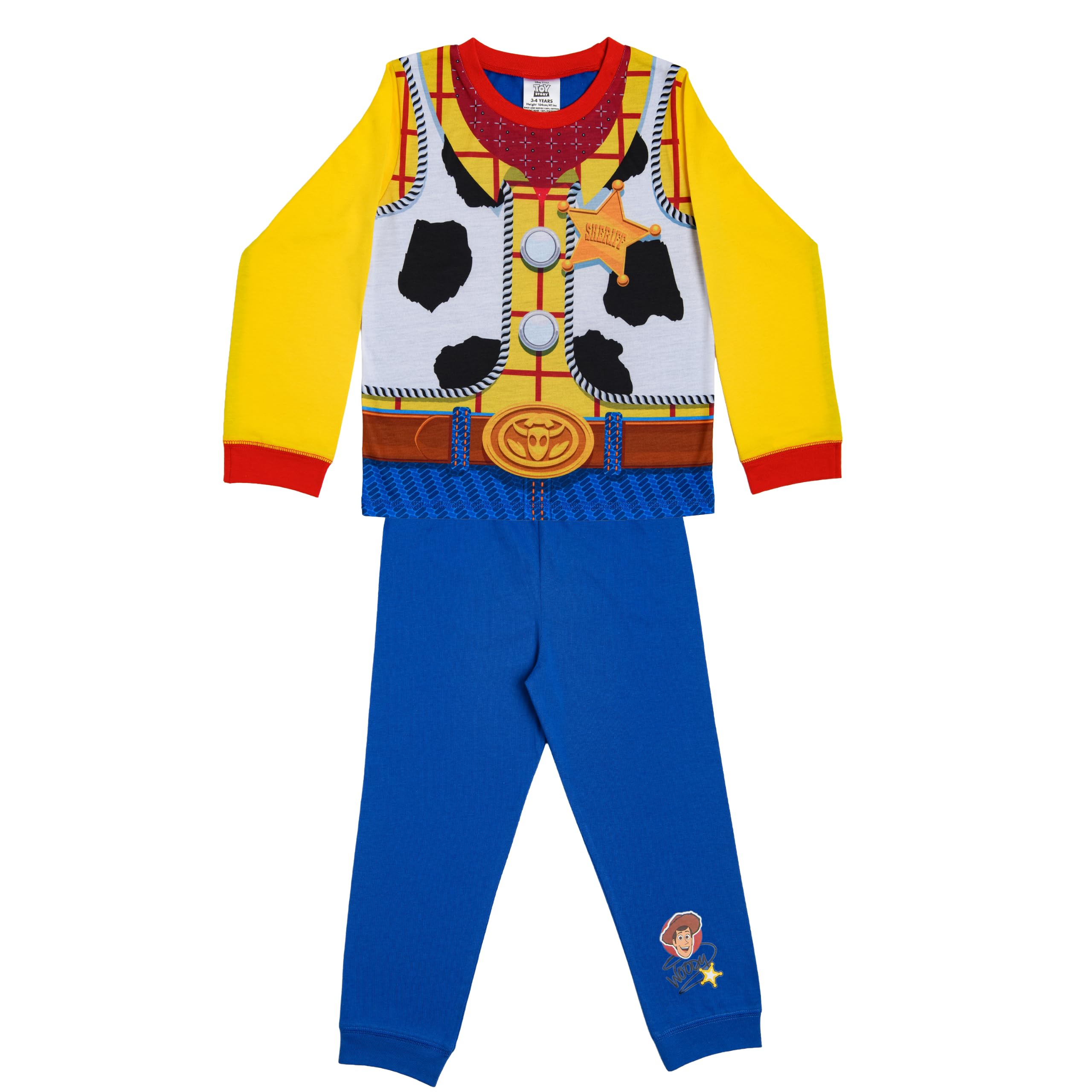 Toy Story Toddler Boys Pyjamas Set Woody & Buzz Lightyear Ages 2–5 Years | Dress