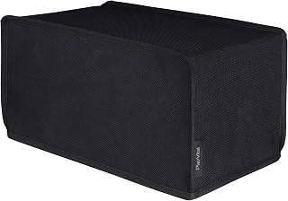 PlayVital Black Nylon Horizontal Dust Cover for Xbox Series X Console, Soft Neat Lining Dust Guard, Anti Scratch Waterproof Cover Sleeve for Xbox Series X Console