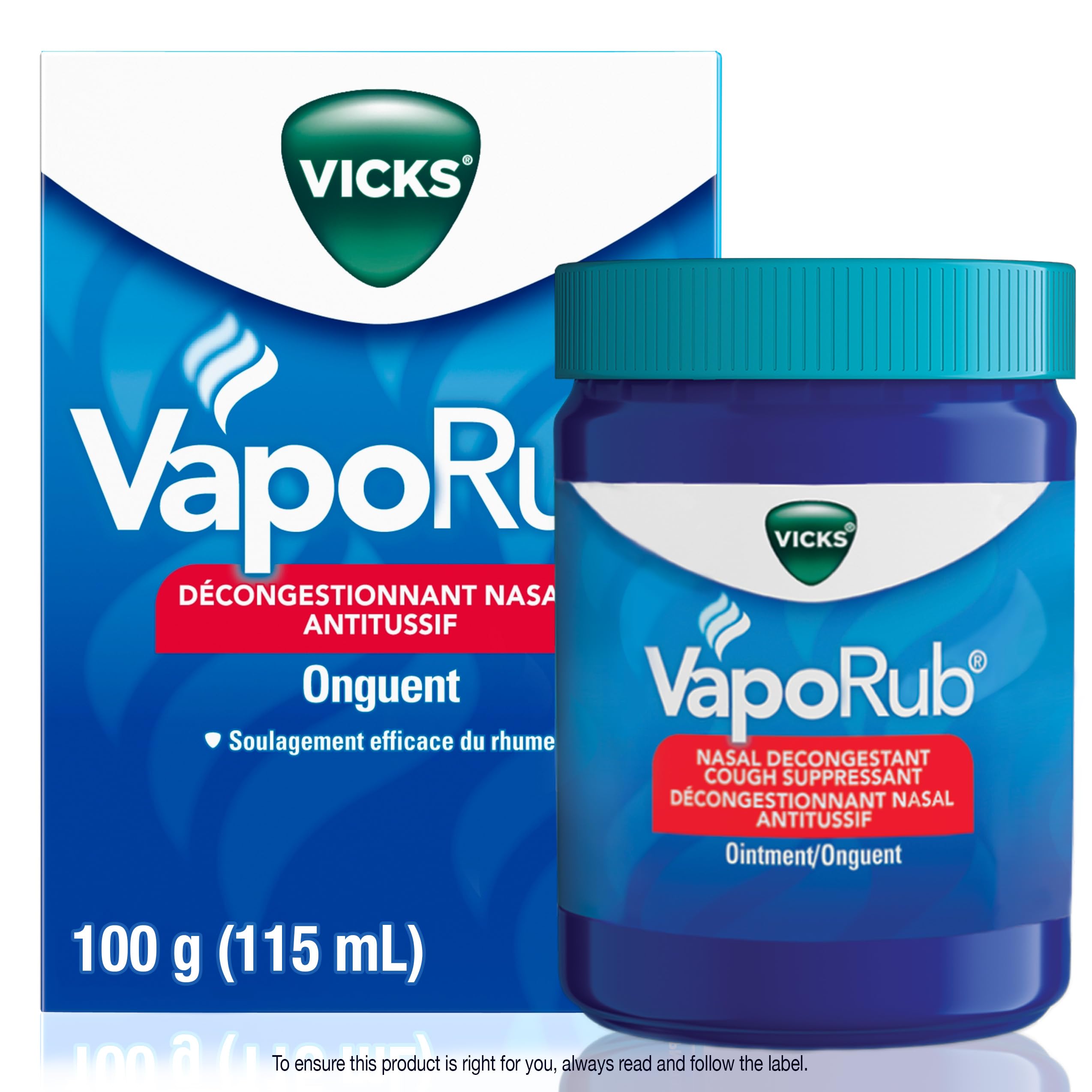 Vicks VapoRub Nasal Decongestant, Cough Suppressant, Relief from Cold, Aches, & 