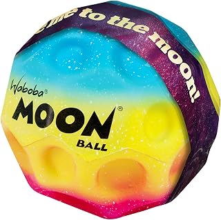 Waboba Moon Ball - 2.48" Rainbow Gradient - Outdoor Games Bouncy Balls for Kids And Adults - Kids Bouncing Ball Toys for Outdoor Backyard Play