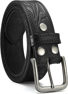 CHAOREN Mens Belts Casual for Jeans - Full-Grain Leather, Durable Cowhide