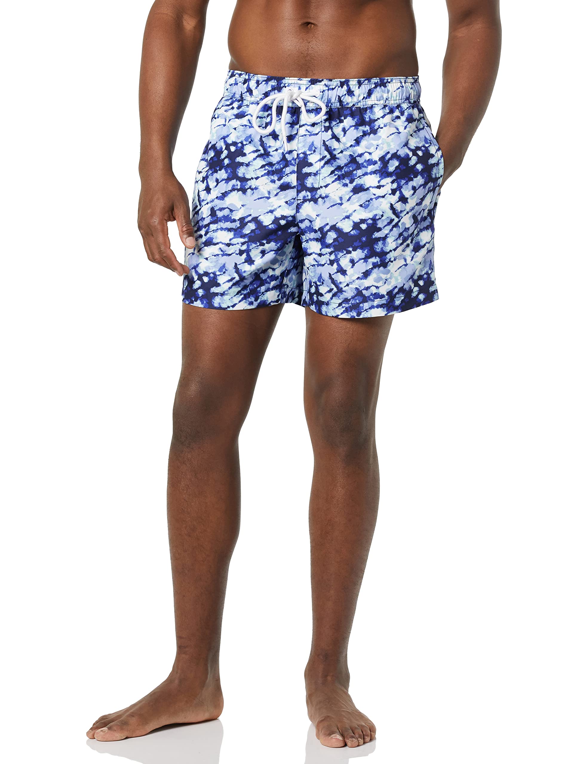Amazon Essentials Men's Swimming Trunks with Mesh Lining, Pockets, Drawstring Cl