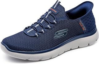 Skechers Uomo Slip-Ins Summits Scarpe da Ginnastica di Alta Gamma, Black/Black