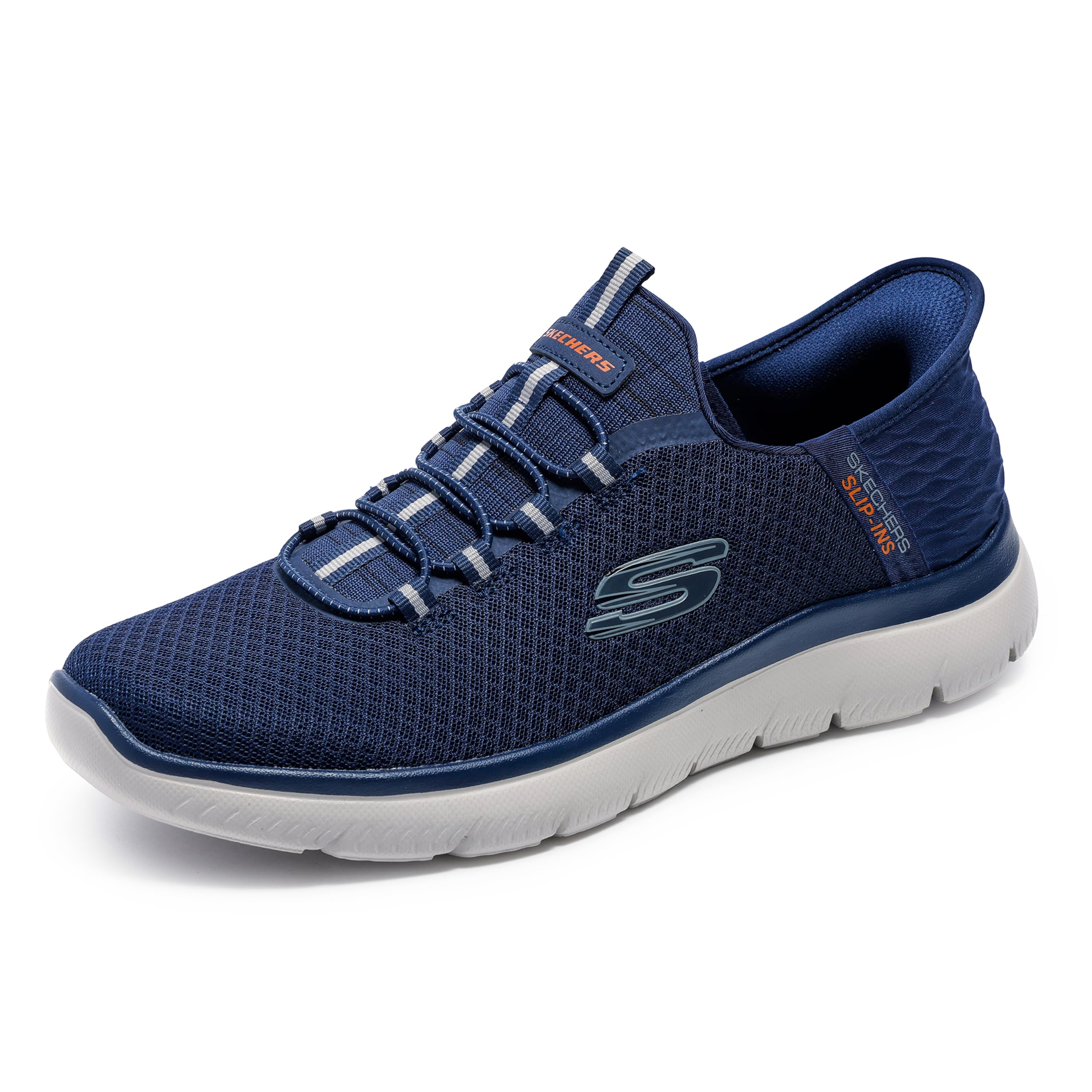 Skechers Uomo Slip-Ins Summits Scarpe da Ginnastica di Alta Gamma, Black/Black