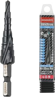 Nesct Step Drill, Metal Drill Blade, 0.25 inch (6.35 mm) Hex Shank