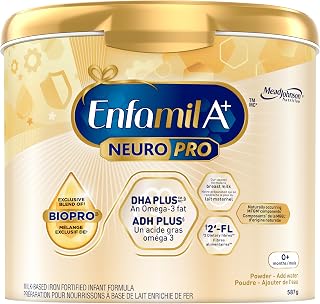 Enfamil A+ NeuroPro Baby Formula, Powder Tub, with Brain Building DHA and 2'FL for Immune Support, 0+ Months, 587g