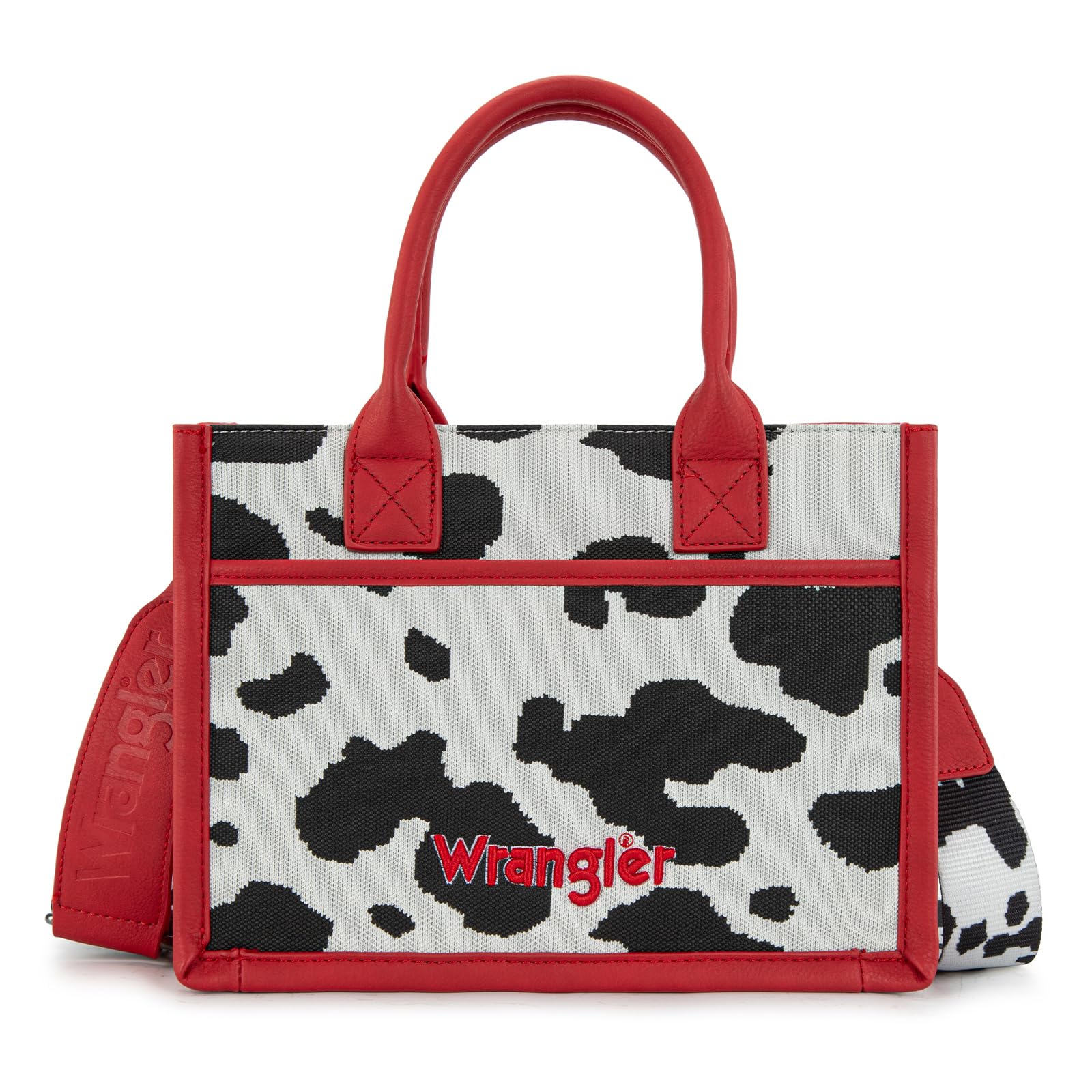 Montana West Wrangler Tote Bag Cow Print Western Satchel Bags for Women Rustler 