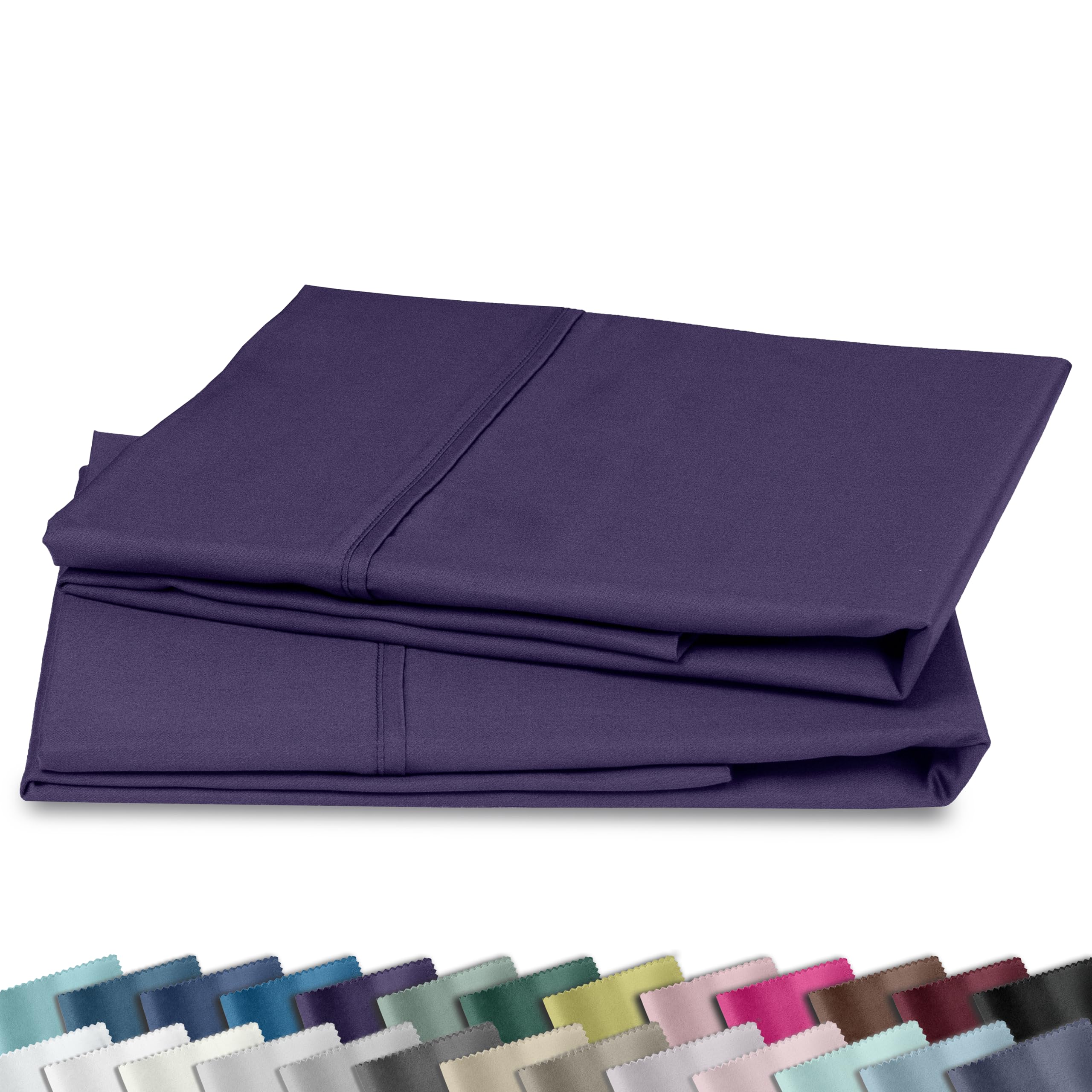 California Design Den King Size Pillowcase Set - 400 Thread Count, 100% Cotton S