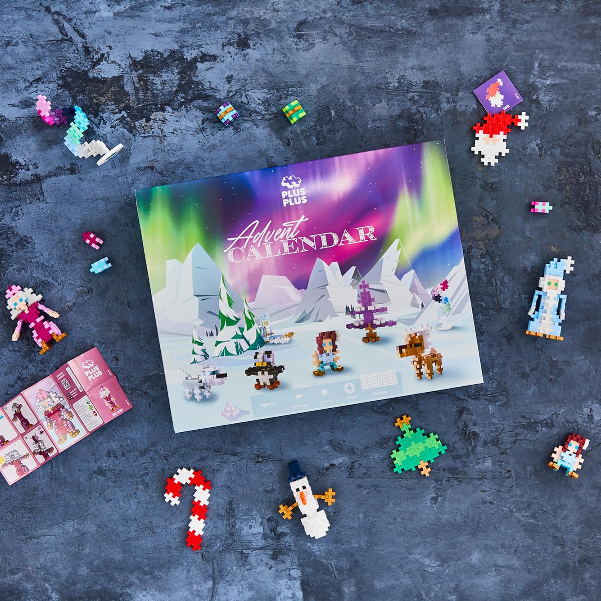 Plus Plus Activity Advent Calendar 2026 - Santa's Northern Lights Adventure, 639