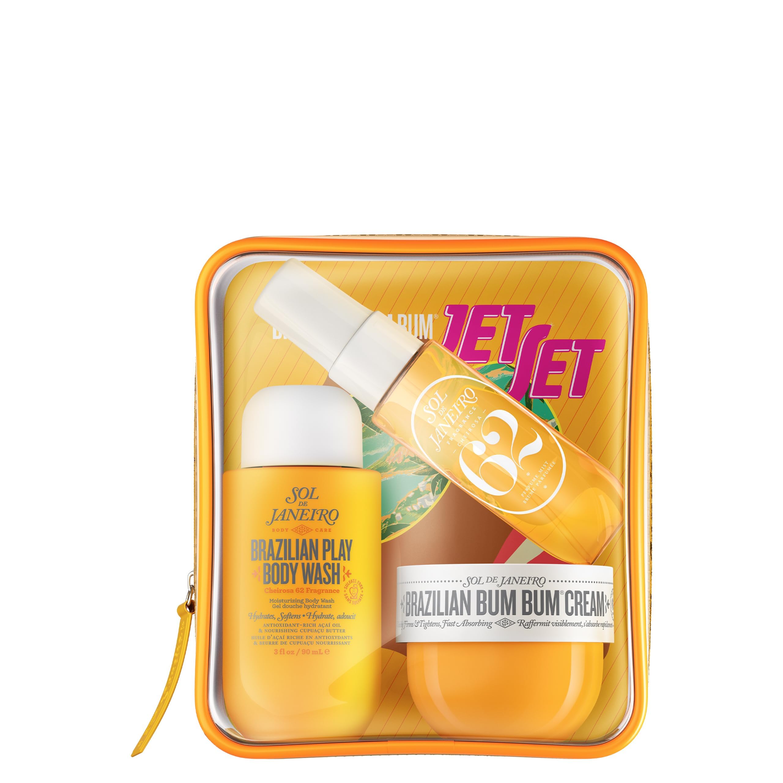 Sol de Janeiro Jet Set | Travel Shower Kit | $40 value | Travel Size Essentials,