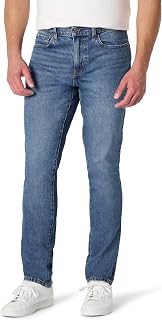 Amazon Essentials Men's Slim-Fit Jeans with Tapered Leg, 5-Pocket Styling, Zip Fly