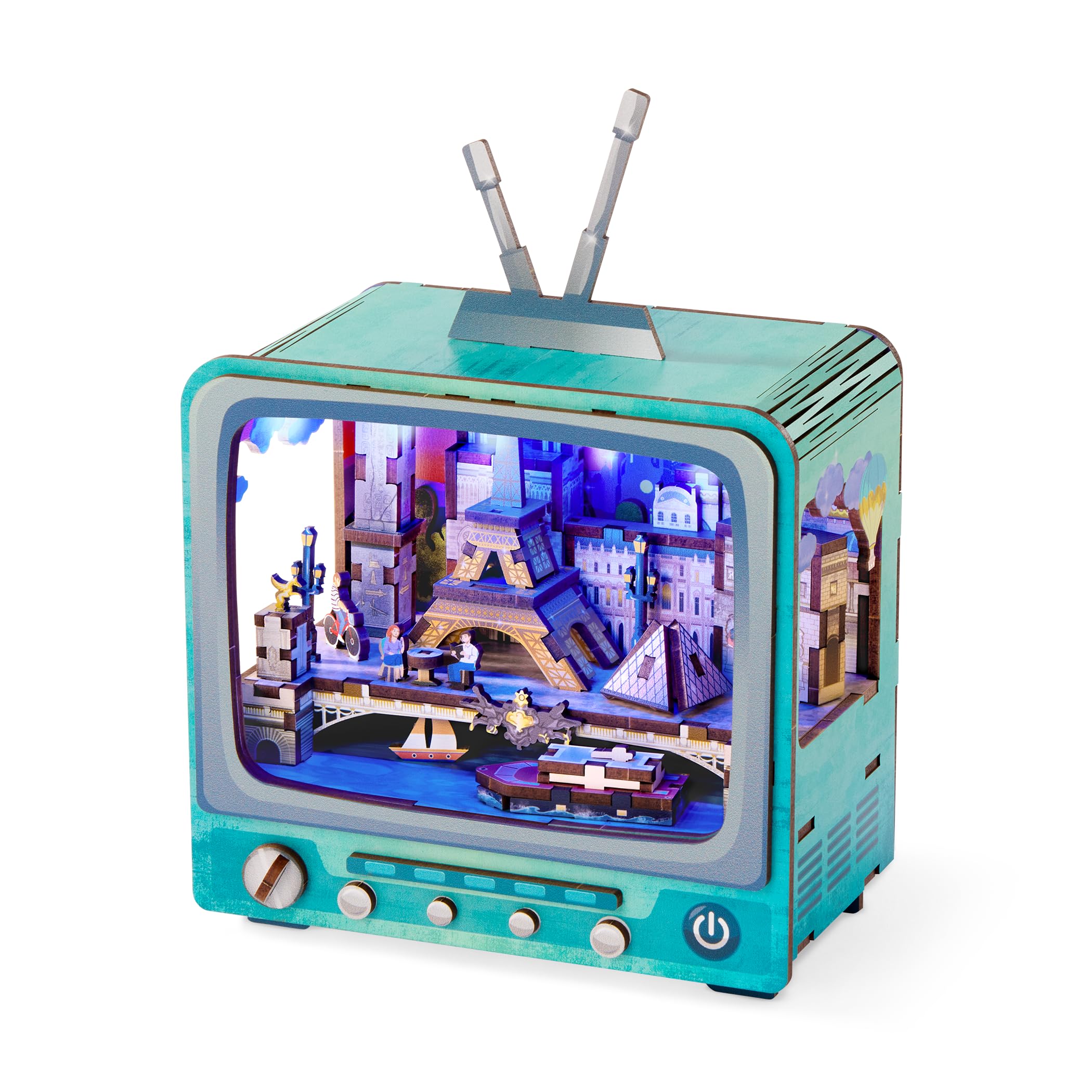 Arkitec CityVision Paris Adult 3D DIY Miniature Building Kit Book Nook | 125-pie