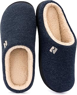 RockDove Men's Sherpa Lined Memory Foam Clog Slipper
