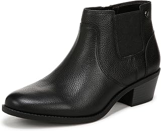 Vionic Women's Ankle Bootie Finn – Comfortable Short Boots with Zipper Closure and Built in VIO Motion Technology, Providing Arch Support, Stability, Flexibility, and Cushioning, Sizes 5-12