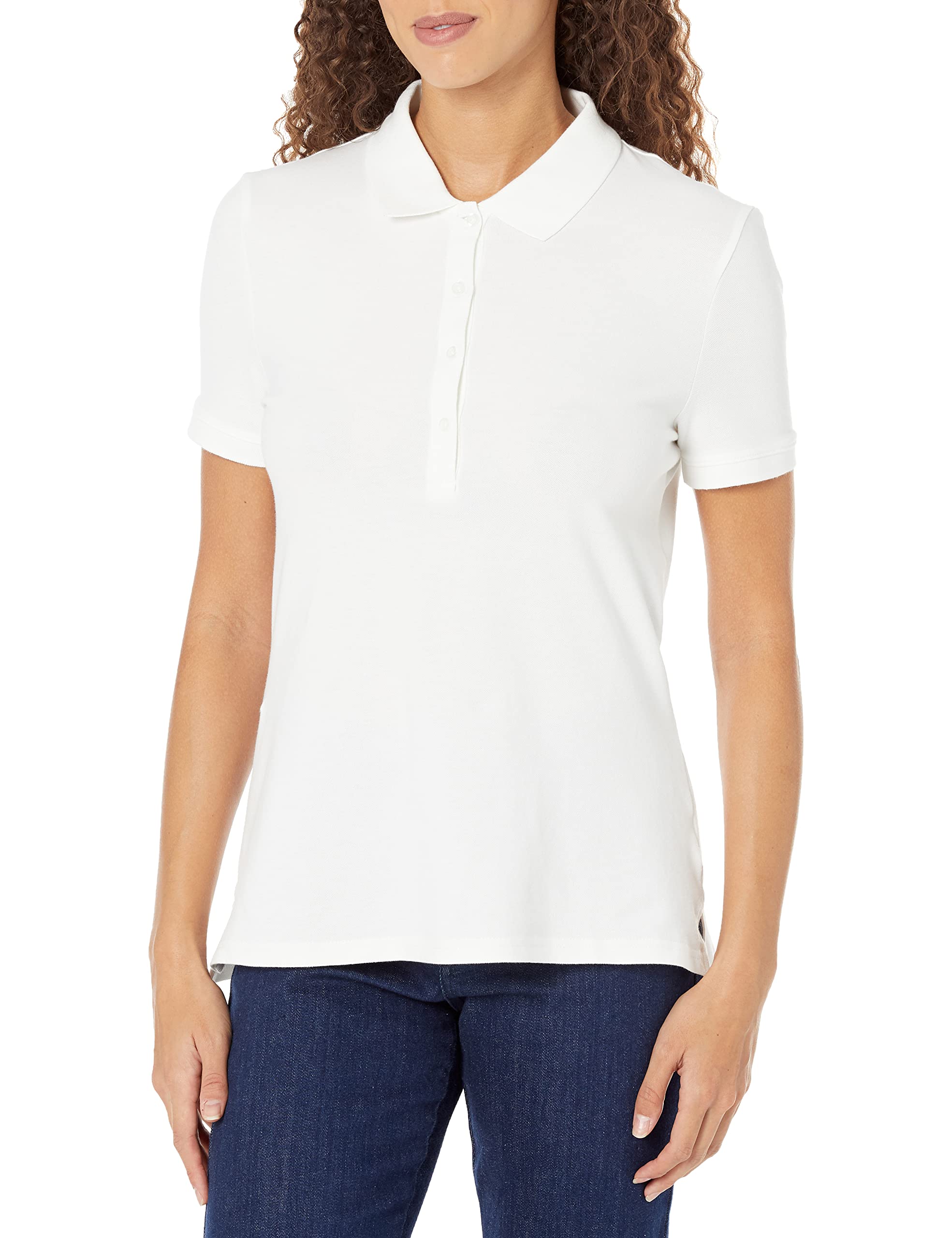 Amazon Essentials Women's Short Sleeve Polo (Available in Plus Sizes)