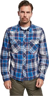Brandit Individual Wear Men's Flannel Check Shirt Long Sleeve Classic
