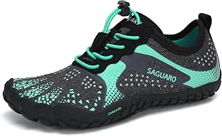 SAGUARO Barefoot Shoes Minimalist Child Shoes for Zero Drop Sole Black EU GR.24-36